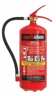 OGNIOCHRON PRÁŠKOVÝ HASIACI PRÍSTROJ 6KG GP-6x ABC BHP